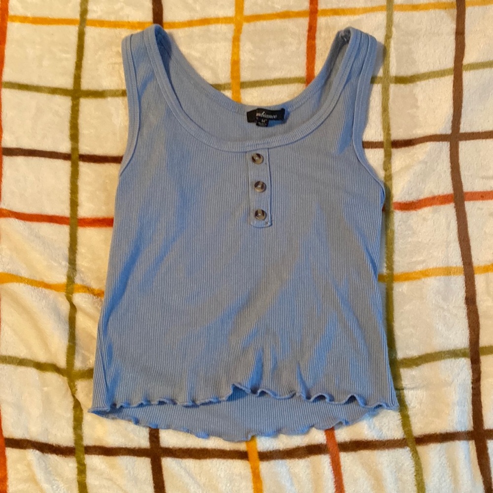 Baby blue tank top